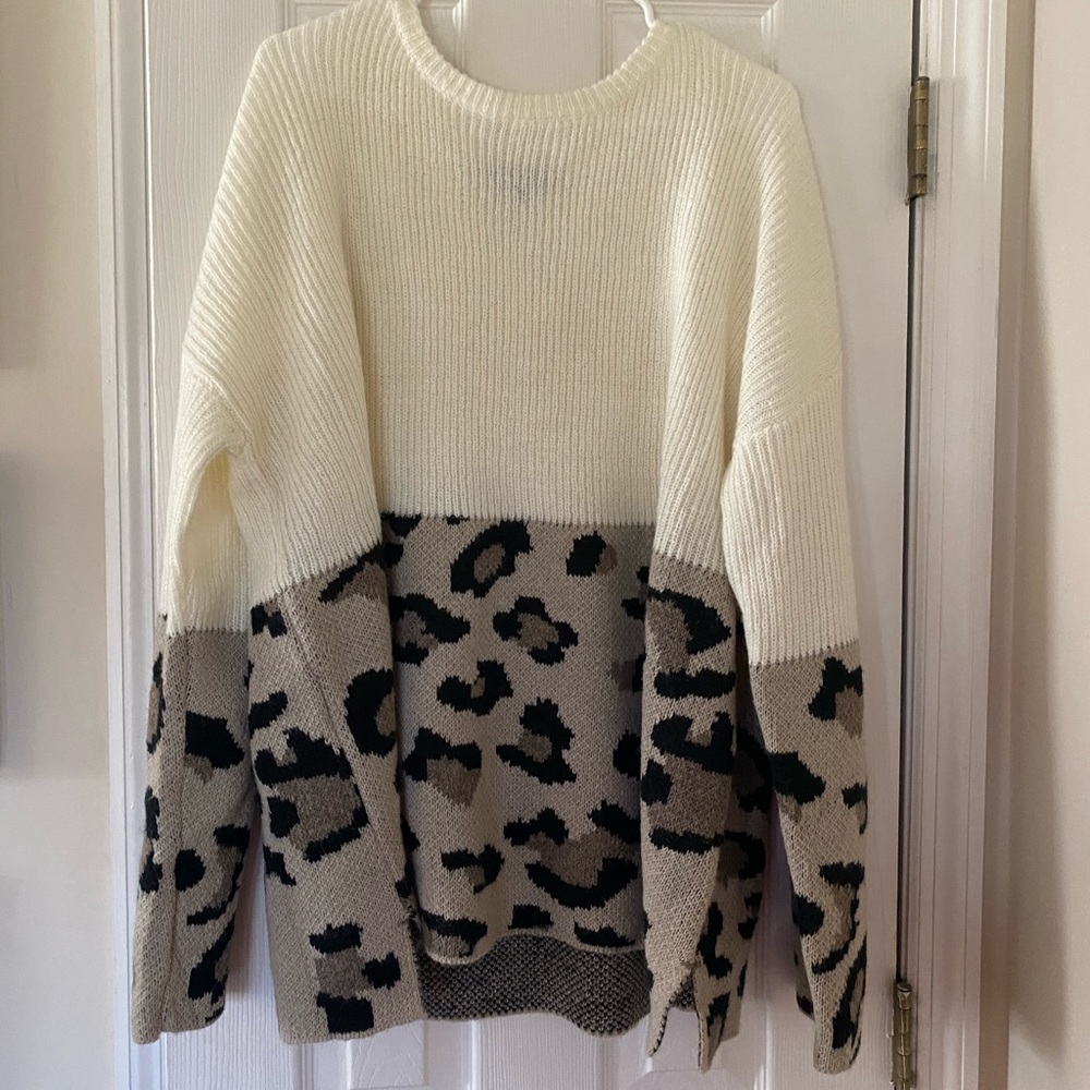Davi & Dani 3x leopard sweater